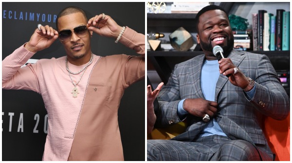 T.I. and50 Cent - via Getty