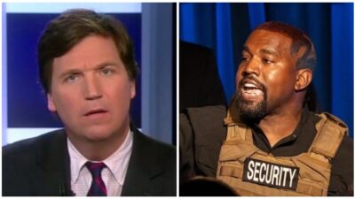 tucker carlson, kanye west