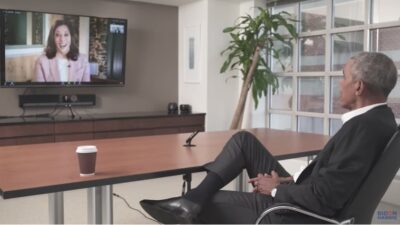 ormer President Barack Obama and Sen. Kamala Harris talk Joe Biden in new campaign video