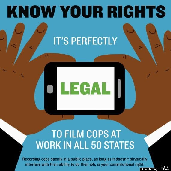Know your rights - it's legal to video cops at work - West-Covina-Civil-Rights-Lawyer