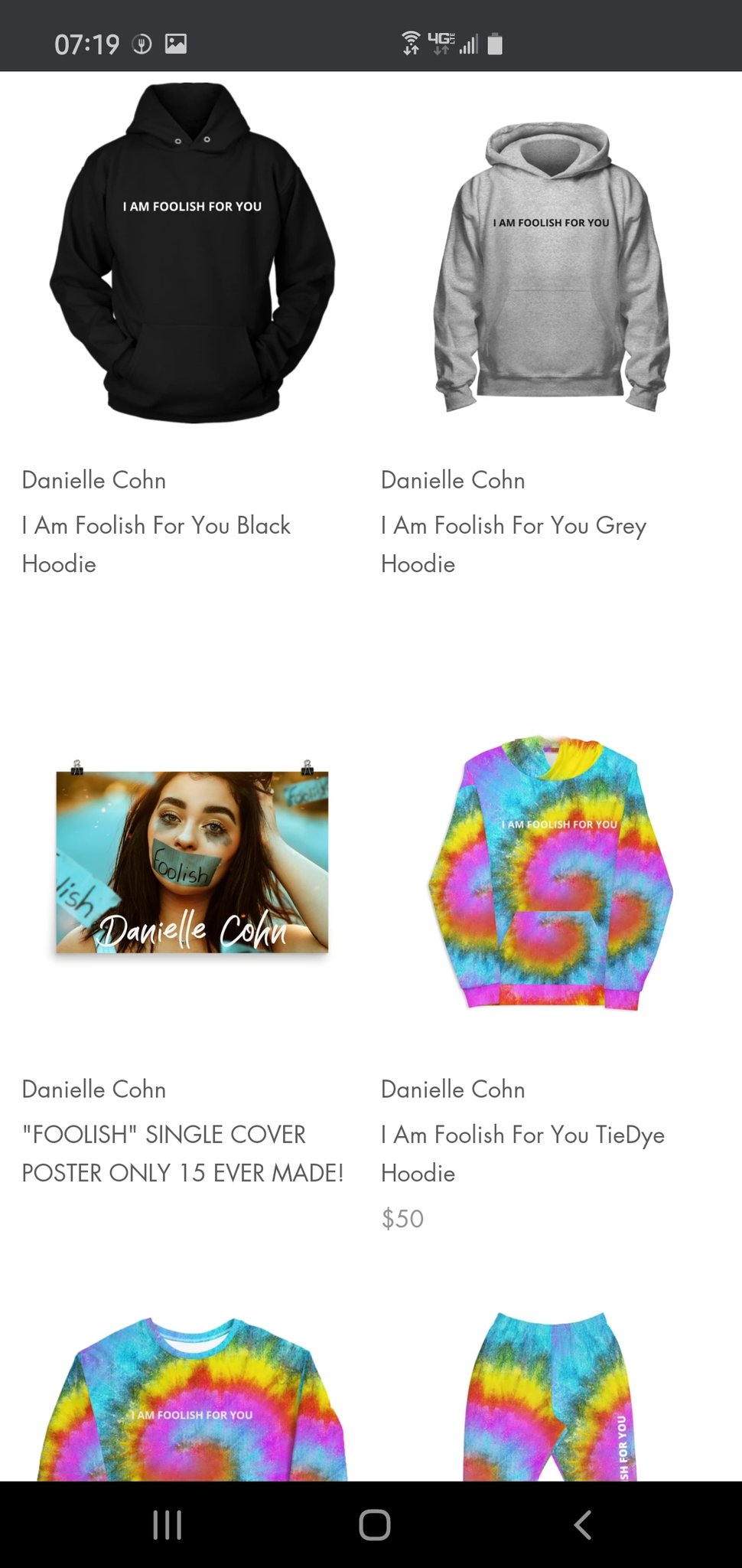 DanielleCohn-foolish tiktok merchandise