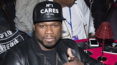50 cent in black cap
