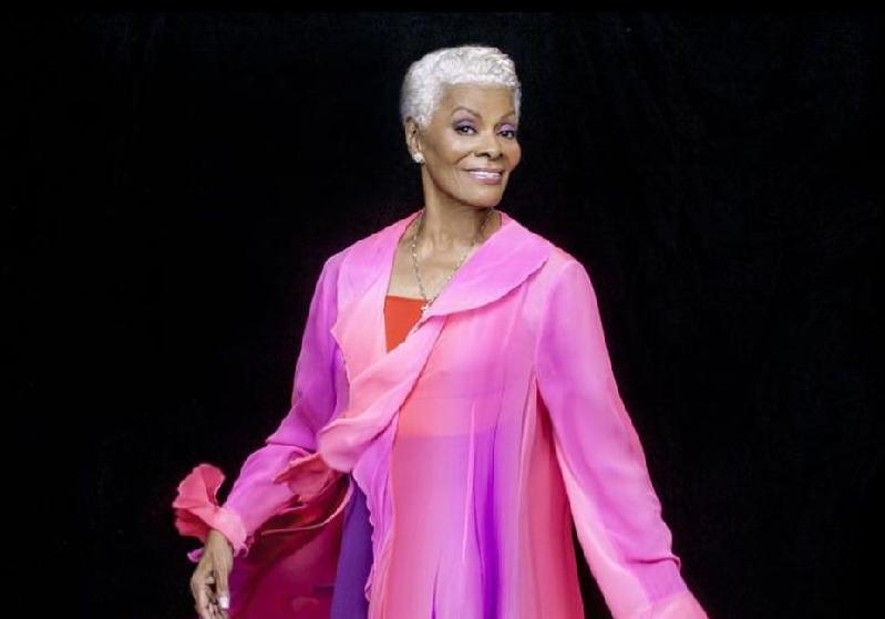 Dionne Warwick - pink outfit