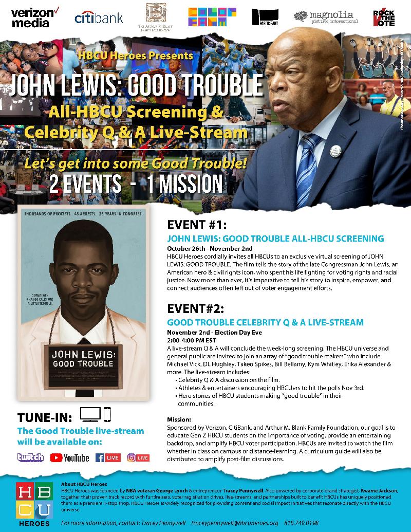 Good Trouble Event Graphic