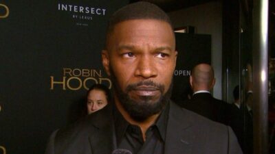 Jamie Foxx in black