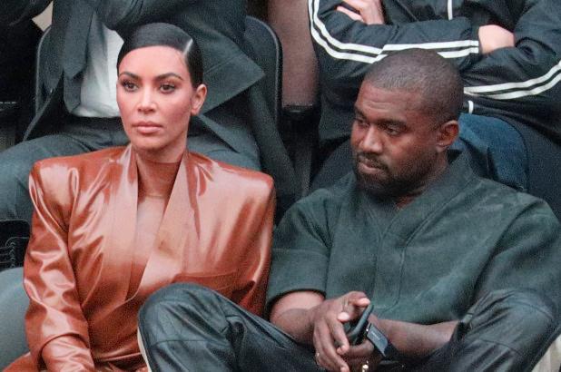 Kim Kardashian & Kanye West (Getty)