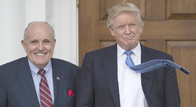 Rudy Giuliani & Donald Trump - Getty