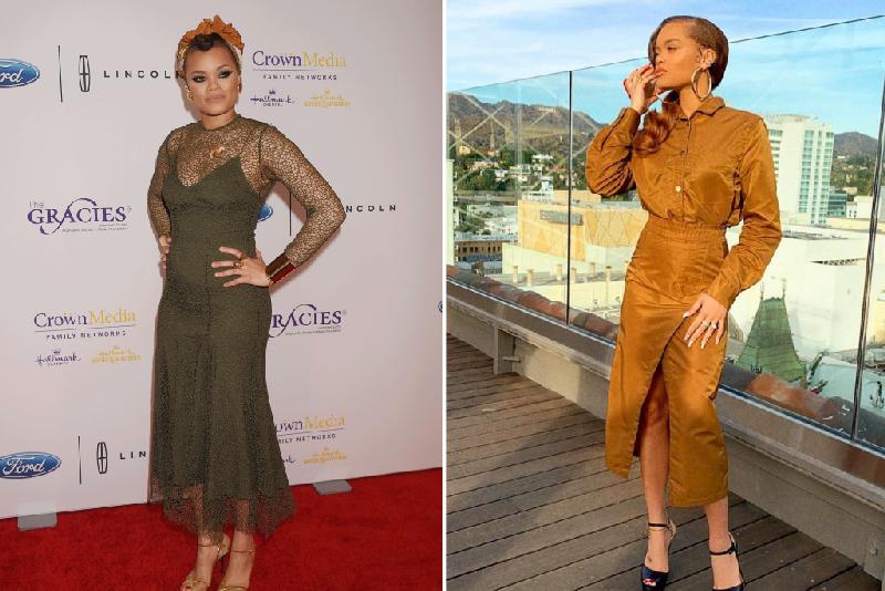 Andra Day - before and after weight - Getty