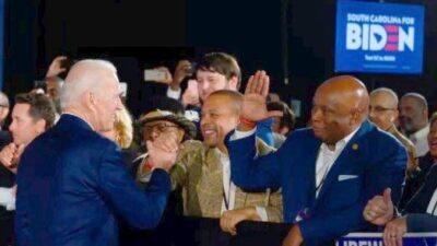 Joe Biden greets Black voters in SC / Getty