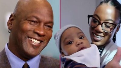Michael Jordan & daughter & grandson (YouTube-TODAY)