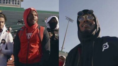 Cam Newton and camp kid