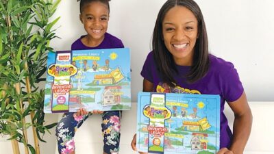 Tiffney Laing and daughter