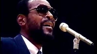 Marvin Gaye singing