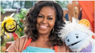michelle obama, puppets