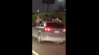 Detroit SUV rooftop joy ride
