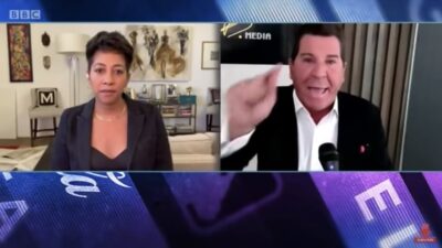 Aisha Moodie-Mills, Eric Bolling on BBC program