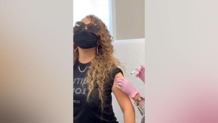 Mariah Carey - vaccination (Instagram)