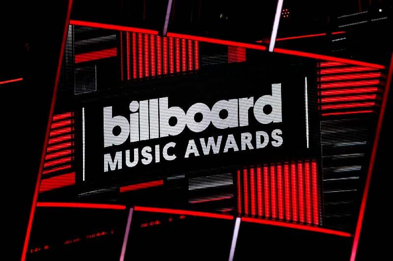 2021 Billboard Music Awards sign