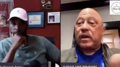 Kwame Brown and Judge Joe Brown