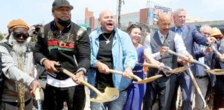 LL Cool J, Fat Joe, Mayor De Blasio and More Break Ground With the Universal Hip Hop Museum in the Bronx (Getty)