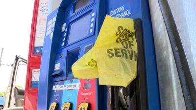 Gas pump siutdown