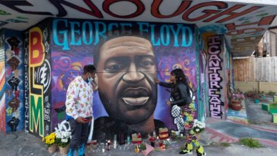 George Floyd - BLM mural - Milwaukee1 (Milwaukee Journal Sentinel)