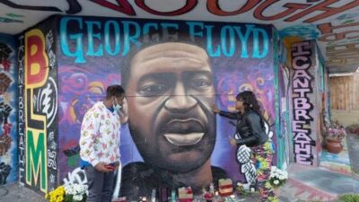 George Floyd - BLM mural - Milwaukee1 (Milwaukee Journal Sentinel)