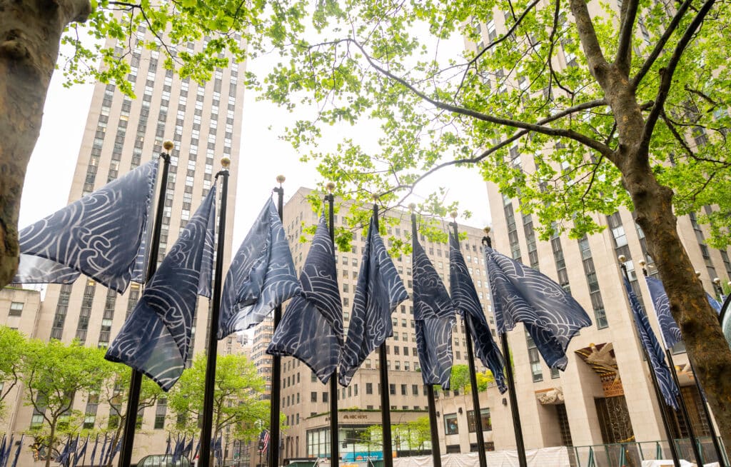 Sanford Biggers Transforms Rockefeller Center with New Campus-wide Public Art Exhibition