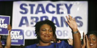 Stacey Abrams rally
