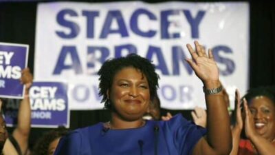 Stacey Abrams rally