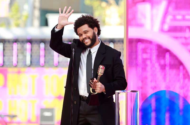 The Weeknd -2021-bbma-award-stage-billboard-Getty-compressed