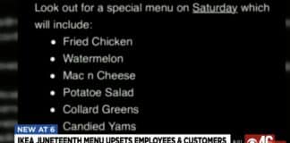 Ikea Offers Juneteenth Menu of Fried Chicken, Watermelon and Collard Greens. Black Workers Walk Off Job (Video)