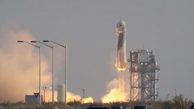first blue origin space flight