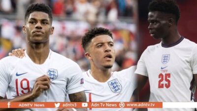 Marcus Rashford, Jadon Sancho and Bukayo Saka