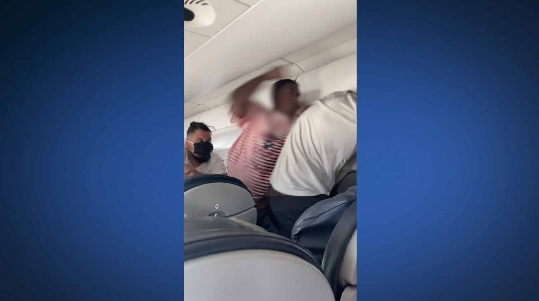 American Airlines fist fight