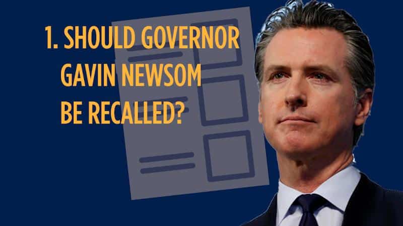 Gavin Newsom - should he be recalled