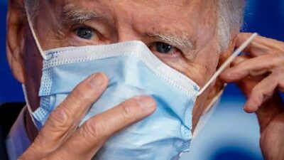 Joe Biden wearing mask - Getty