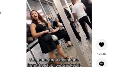 Woman reacts to stolen phone being found in her purse