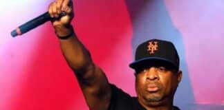 Chuck D (arm raised with mic) - Getty