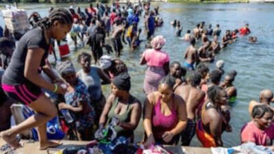 Haitian immigrants Texas border (Getty)