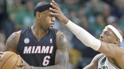 LeBron James - Paul Pierce / Getty