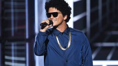 Bruno Mars on stage