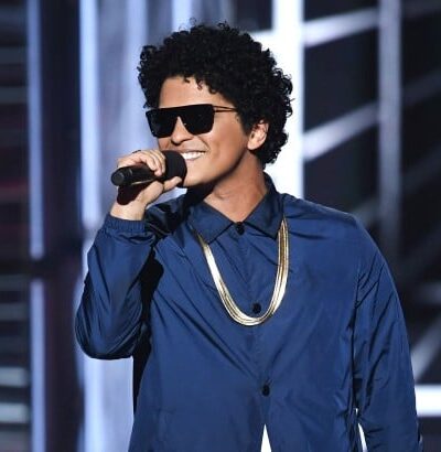 Bruno Mars on stage