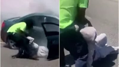 Keilen Robinson pulled from burning car