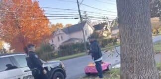 Neighbor calls cops on kid's Barbie truck