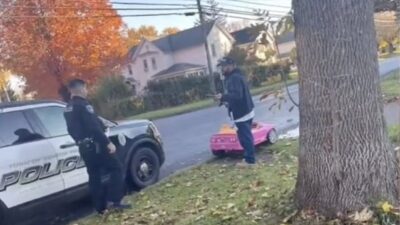 Neighbor calls cops on kid's Barbie truck