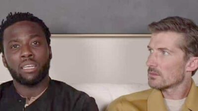 Bayo Gbadamosi & Gwilym Lee (screenshot)