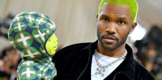 Frank Ocean (with green doll thingy1) - Getty