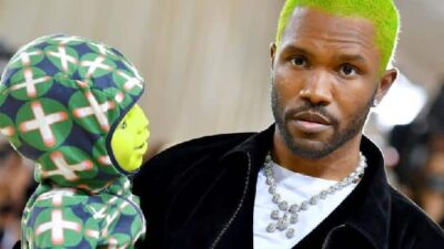 Frank Ocean (with green doll thingy1) - Getty