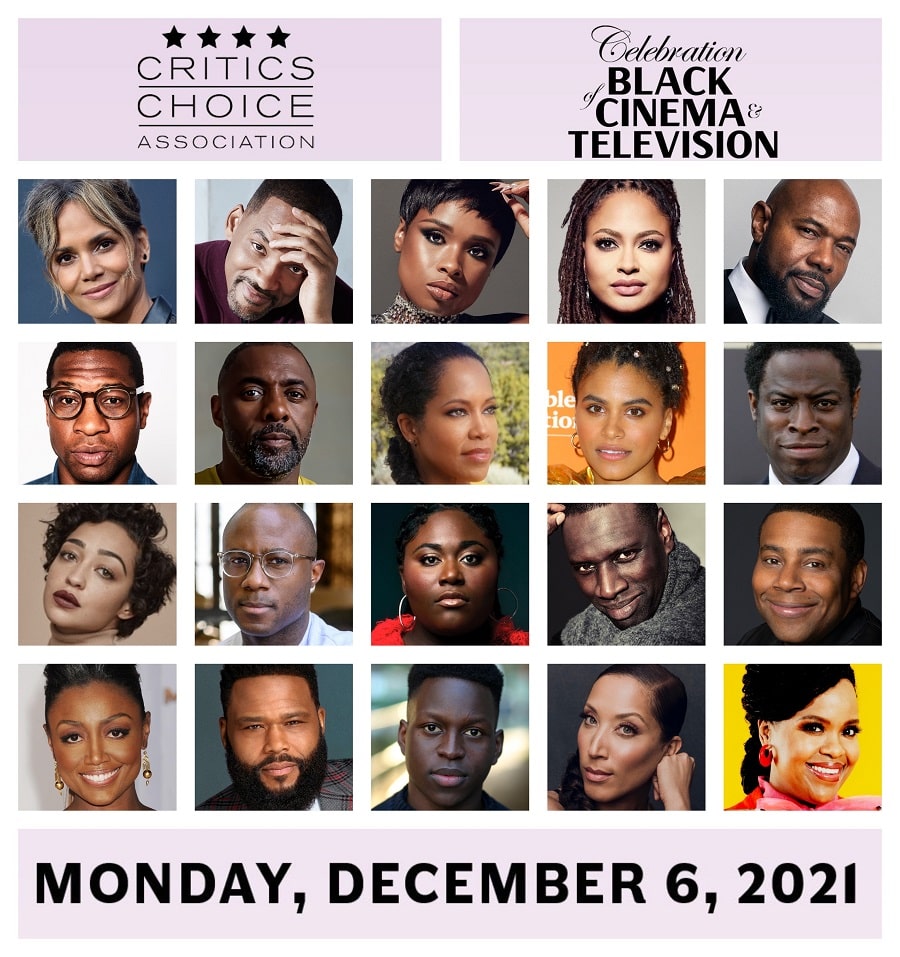 Critics Choice Association Announces Final List of Honorees for Annual Celebration of Black Cinema & Television